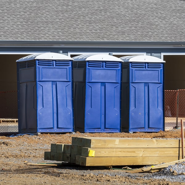 how do you ensure the porta potties are secure and safe from vandalism during an event in El Portal